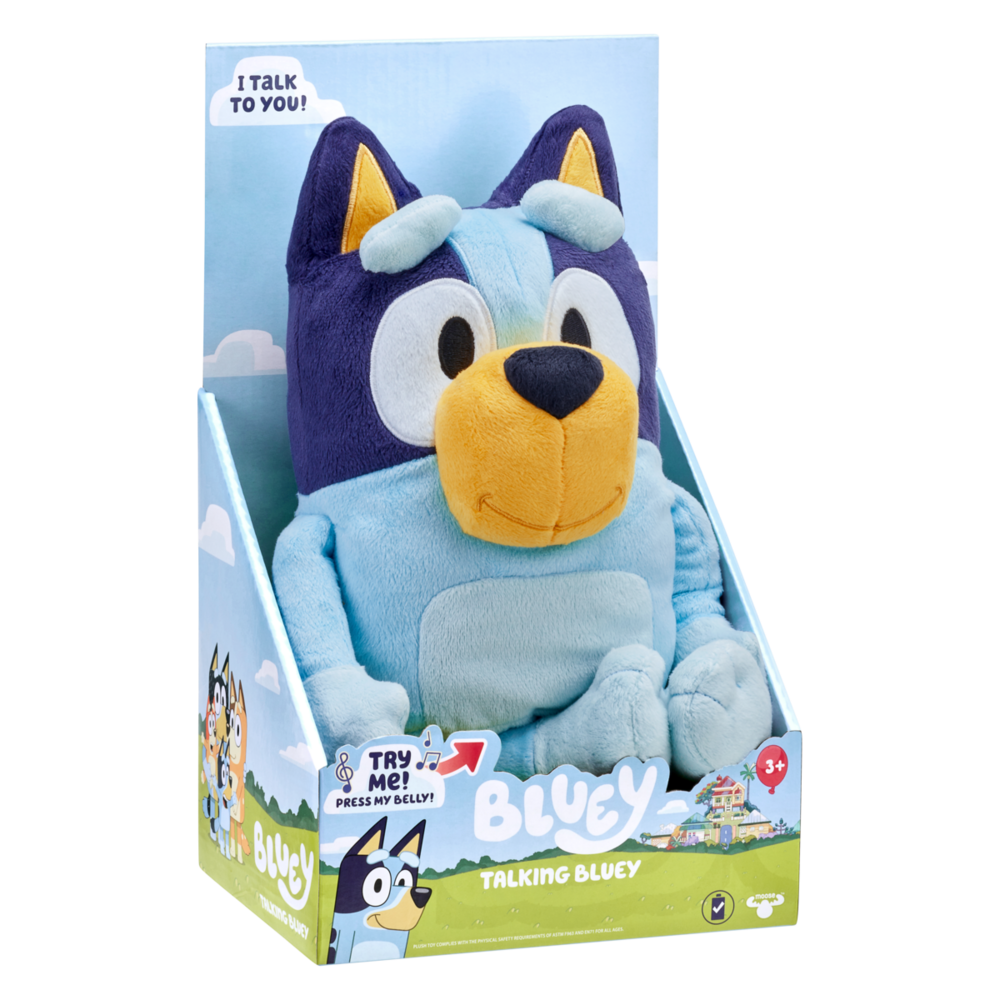 Talking Bluey Plush - 33cm 5 Talking Bluey Plush - 33cm - Image 3