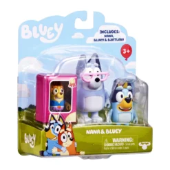 Bluey Christmas Swim Figure 2-Pack: Nana, Bluey & Bartleby -Soft Toys store MO 17157CHRISTMASSWIM 2
