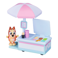 Bluey Ice Cream Cart With Bingo Figurine Vehicle Playset -Soft Toys store MO 17161CART 2