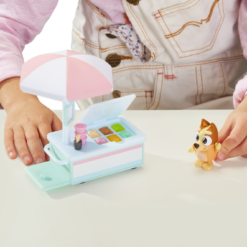 Bluey Ice Cream Cart With Bingo Figurine Vehicle Playset -Soft Toys store MO 17161CART 4