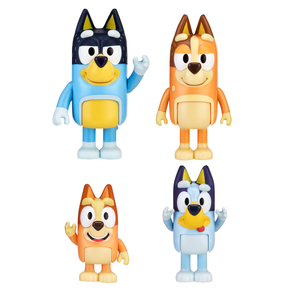 Bluey & Family New Expressions Mini Figurines 4 Pack 7.5cm 5 Bluey & Family New Expressions Mini Figurines 4 Pack 7.5cm - Image 3