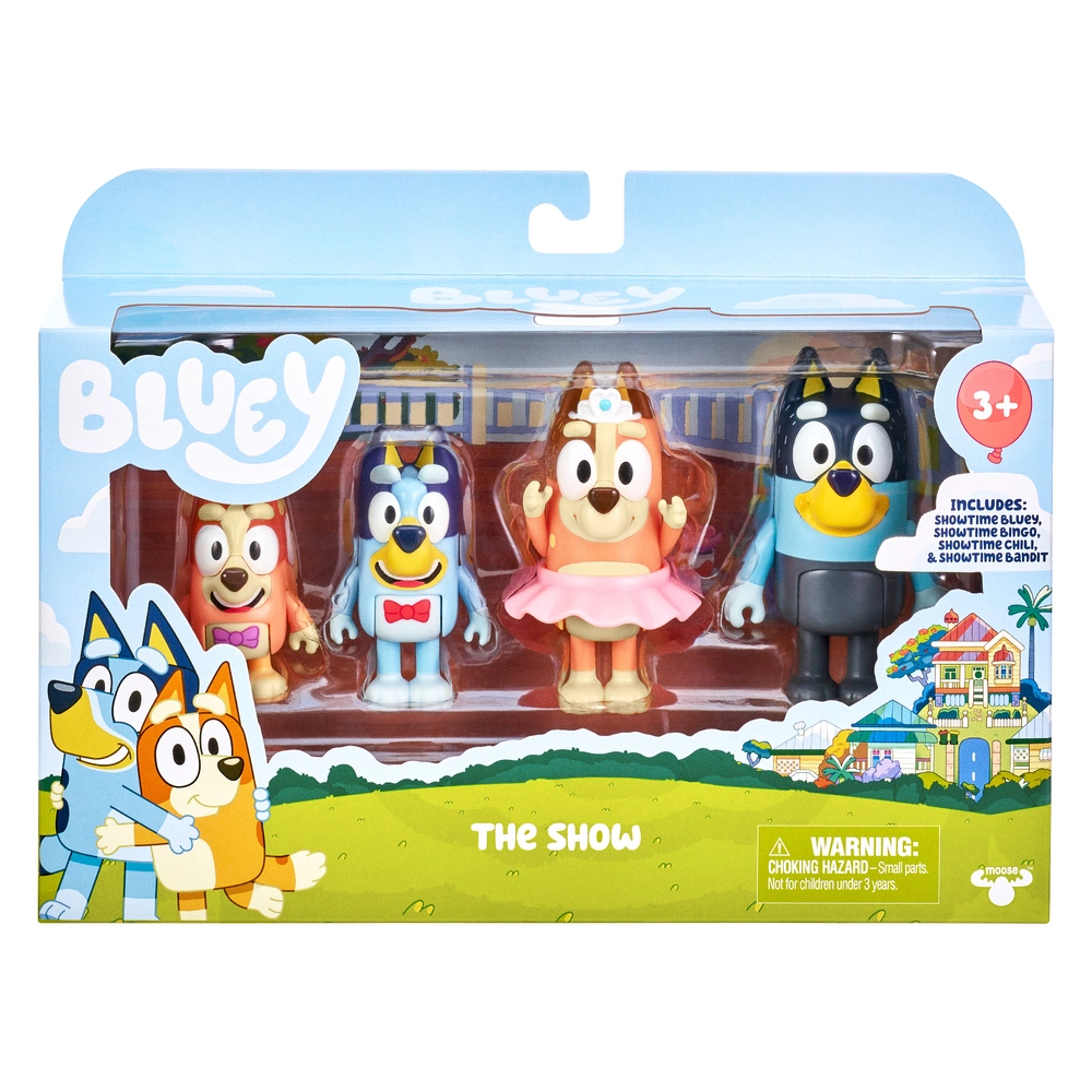 Bluey The Show Family Figurines 4 Pack 4 Bluey The Show Family Figurines 4 Pack - Image 2