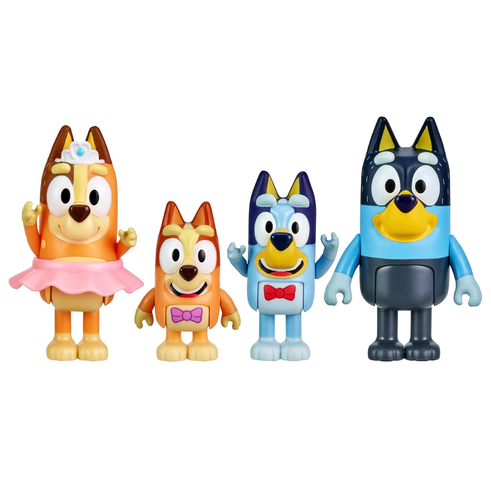 Bluey The Show Family Figurines 4 Pack 3 Bluey The Show Family Figurines 4 Pack