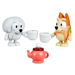 Bluey School Friends Tea Party With Lila & Bingo Figurines 2 Pack