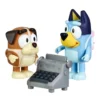 Bluey School Friends Bluey & Winton With Typewriter Figurines 2 Pack -Soft Toys store MO 17341 WINTON