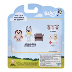 Bluey School Friends Bluey & Winton With Typewriter Figurines 2 Pack -Soft Toys store MO 17341 WINTON 3
