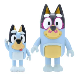 Bluey Figure 2 Pack Bluey & Bandit (Dad) -Soft Toys store MO 17527 BLUEYBANDIT 1