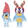 Bluey Figure 2 Pack Bluey & Bandit (Dad) -Soft Toys store MO 17527 BLUEYBANDIT