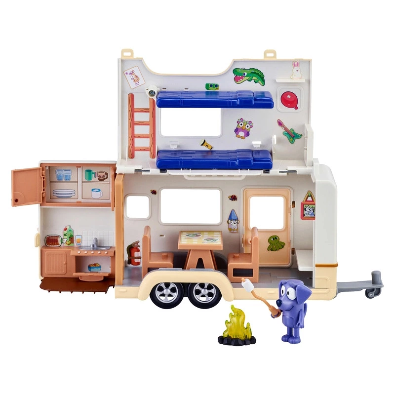 Bluey Campervan & 4WD Family Vehicle Playset Combo 8 Bluey Campervan & 4WD Family Vehicle Playset Combo - Image 6
