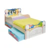 Bluey Kids Toddler Bed With Storage Drawers -Soft Toys store MO000059