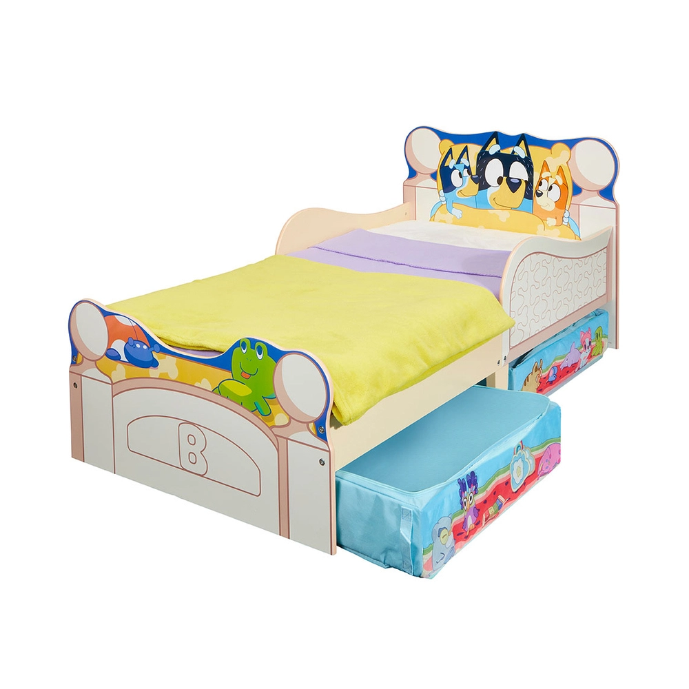 Bluey Kids Toddler Bed With Storage Drawers 5 Bluey Kids Toddler Bed With Storage Drawers - Image 3