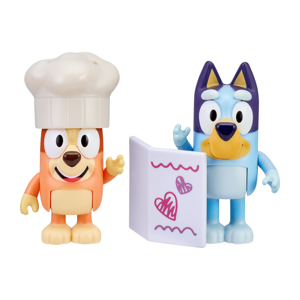 Fancy Restaurant: Bluey & Bingo Season 4 Mini Figurines 2 Pack 3 Fancy Restaurant: Bluey & Bingo Season 4 Mini Figurines 2 Pack