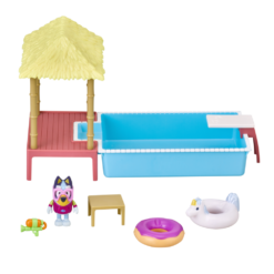 Bluey Pool Time Fun Playset Season 4 -Soft Toys store MO000124 1