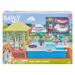 Bluey Pool Time Fun Playset Season 4 -Soft Toys store MO000124 2