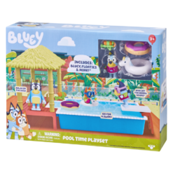 Bluey Pool Time Fun Playset Season 4 -Soft Toys store MO000124 4