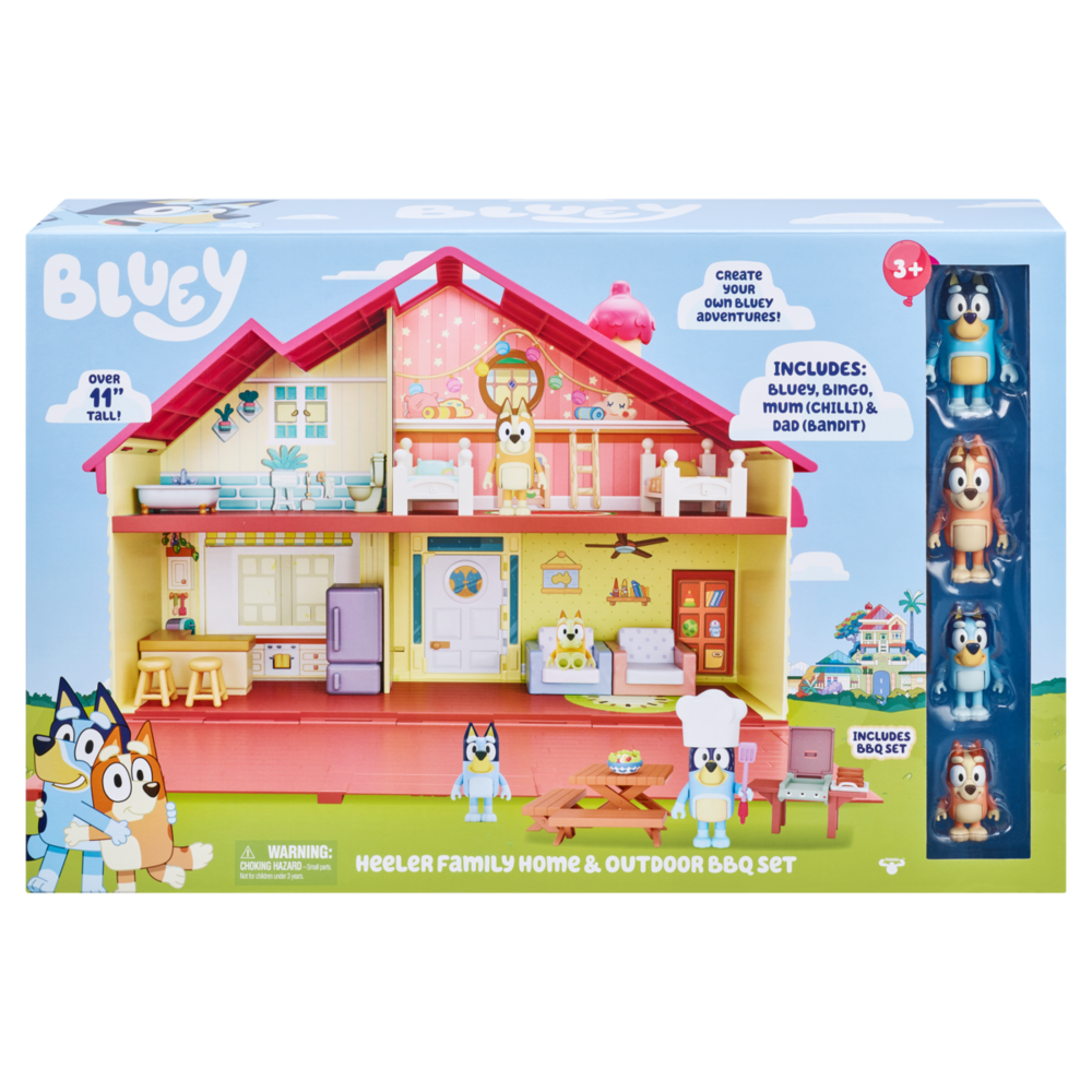 Bluey Mega Bundle Home, BBQ Playset, And 4 Figures 7 Bluey Mega Bundle Home, BBQ Playset, And 4 Figures - Image 5