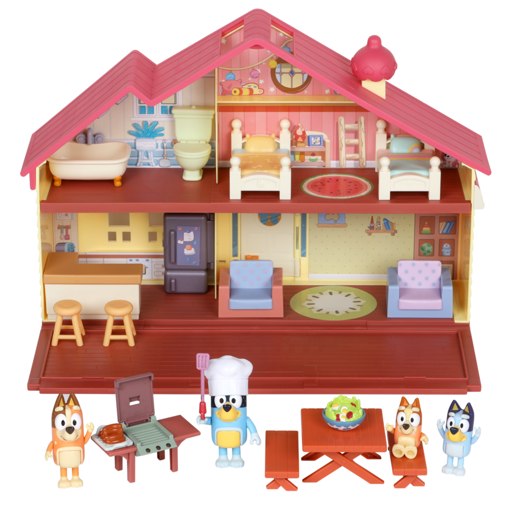 Bluey Mega Bundle Home, BBQ Playset, And 4 Figures 3 Bluey Mega Bundle Home, BBQ Playset, And 4 Figures