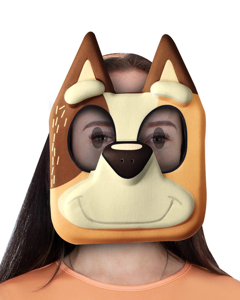 Bluey Chilli Dress Up Face Mask 3 Bluey Chilli Dress Up Face Mask