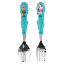 Paw Patrol 2pce Stainless Steel Cutlery Set