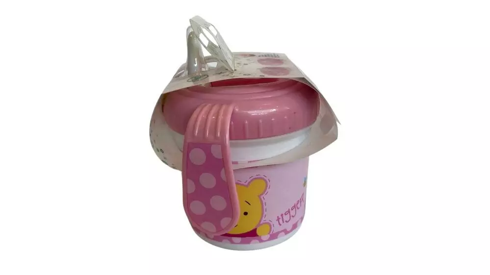 Disney Baby Winnie The Pooh Training Mug Pink 4 Disney Baby Winnie The Pooh Training Mug Pink - Image 2