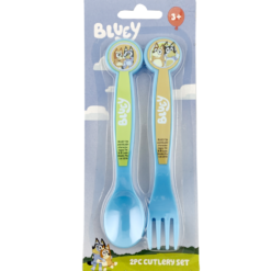 Bluey Kids 2 Piece PP Cutlery Set